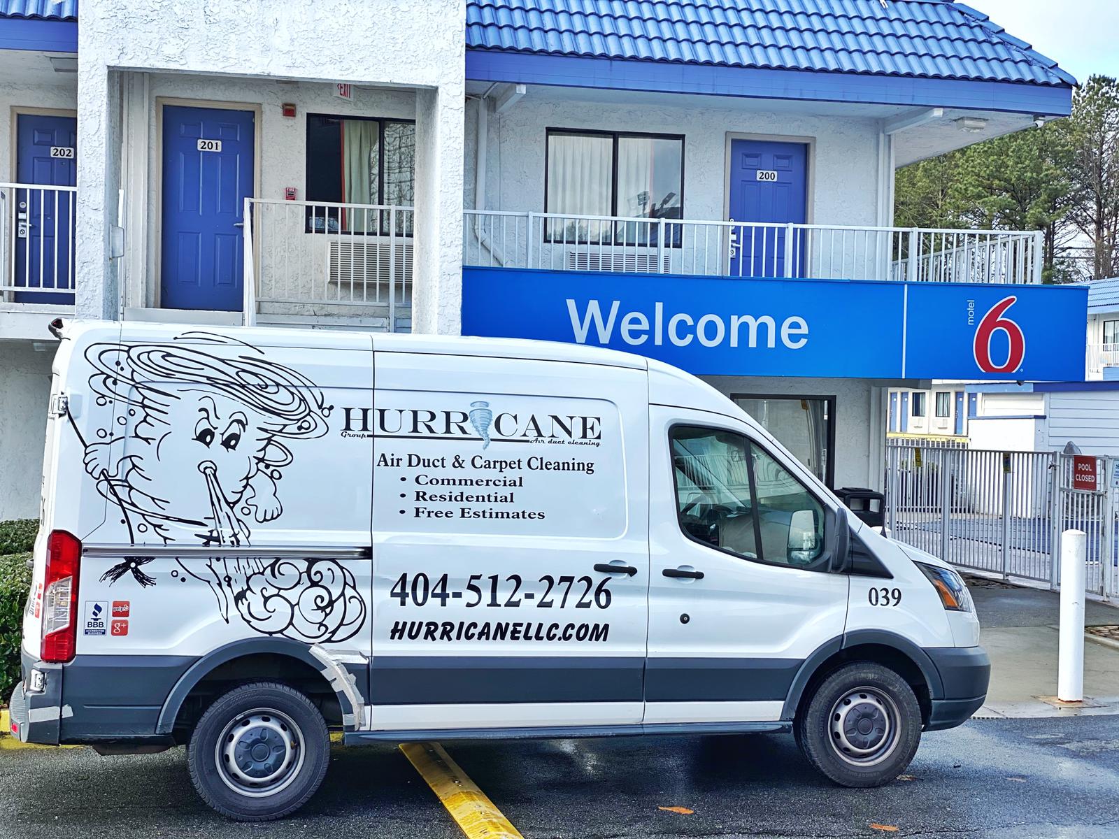 Motel 6 guest wing — on-site service crew